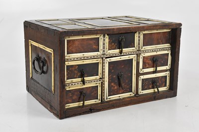 Lot 2566 - A late 17th century Indo-Portuguese walnut,...