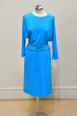 Lot 2006 - RALPH LAUREN; an unworn turquoise blue knee...