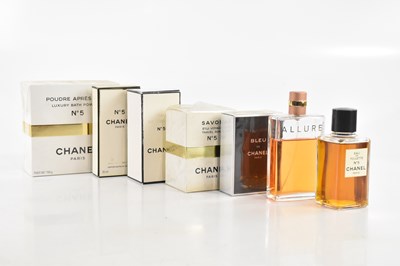 Lot 1945A - CHANEL; a quantity of vintage perfume...