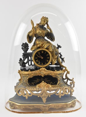 Lot 80 - A late 19th century French gilt metal and...