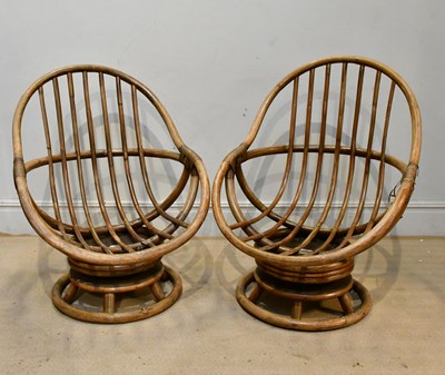 Lot 2477 - 'ANGRAVES INVINCIBLE'; a pair of large bamboo...