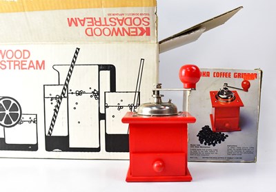 Lot 540 - KENWOOD; a vintage boxed Soda Stream A180,...