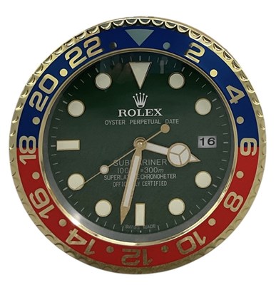Lot 86 - A decorative Rolex Submariner style dealer's...