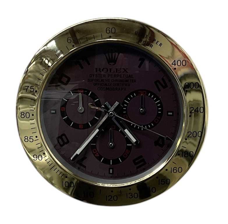Lot 91 - A decorative Rolex Daytona style dealer's wall...