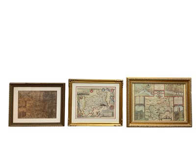Lot 332 - A large modern printed map Middlesex 'With the...