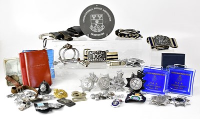Lot 566 - A collection of Police related memorabilia...