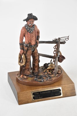 Lot 1478 - MICHAEL GARMAN; a ceramic figure, 'The...