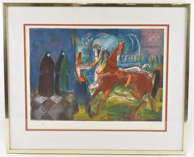 Lot 311 - NACHUM GUTMAN (1898-1980); an abstract signed...