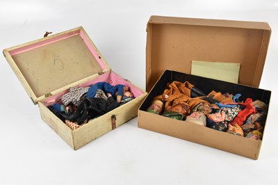 Lot 2593 - A collection of vintage puppets including a...