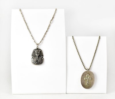 Lot 1093 - A 925 silver beaded necklace, length approx....
