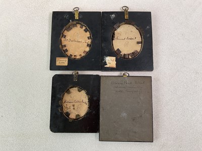 Lot 8 - A set of four early 19th century silhouette...