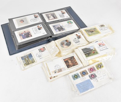 Lot 345 - GREAT BRITAIN, 'Benham' silk covers in album,...