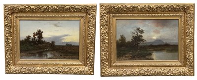 Lot 114 - FRANZ REDER-BROILI (1854-1918); a pair of oils...