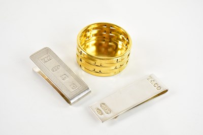 Lot 67 - TIFFANY & CO; a sterling silver gilt miniature...