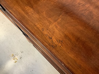Lot 5 - GLOBE-WERNICKE; a mahogany two-section...
