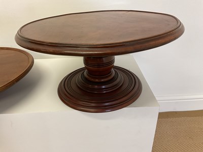 Lot 9 - A 19th century mahogany dish topped circular...