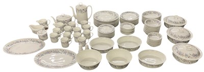 Lot 605 - WEDGWOOD; a large twelve setting dinner...