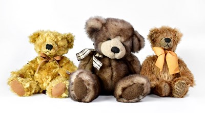 Lot 380 - RUSS; three teddy bears, comprising...