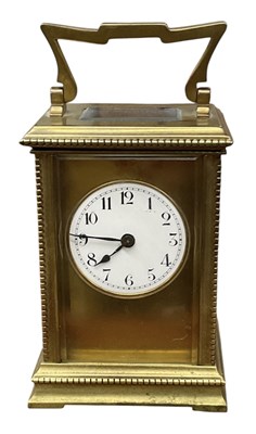 Lot 77 - A late 19th/early 20th century French brass...