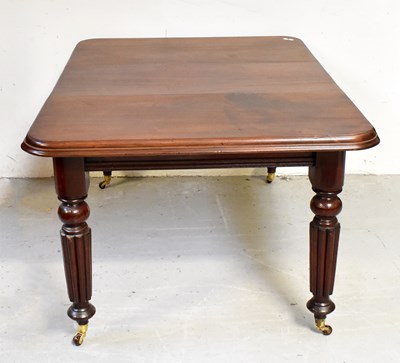 Lot 8 - A Victorian mahogany wind-out rounded...