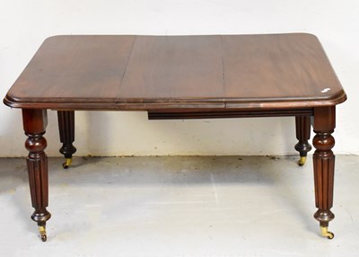 Lot 8 - A Victorian mahogany wind-out rounded...