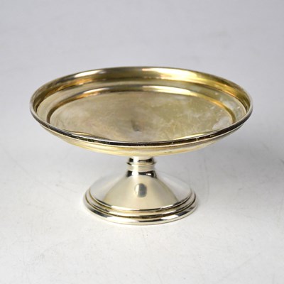 Lot 899 - A George VI hallmarked silver comport on a...