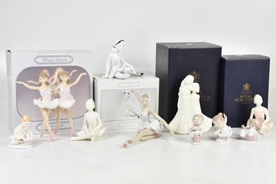 Lot 1490 - A collection of boxed and loose ballet themed...