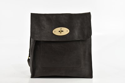Lot 644 - MULBERRY; a dark brown leather Antony handbag,...