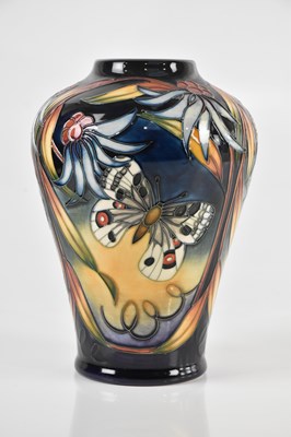 Lot 1408 - SIAN LEEPER FOR MOORCROFT; a vase of...