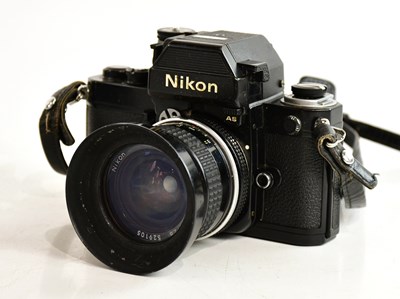 Lot 1690 - NIKON; a Nikon F2 35mm film camera, serial No...