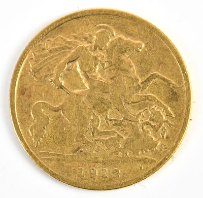 Lot 1467 - A George V half sovereign, 1912.