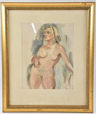 Lot 286 - ATTRIUBTED TO LEON UNDERWOOD; a crayon and...