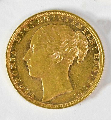Lot 705 - A Victorian full sovereign, 1871.