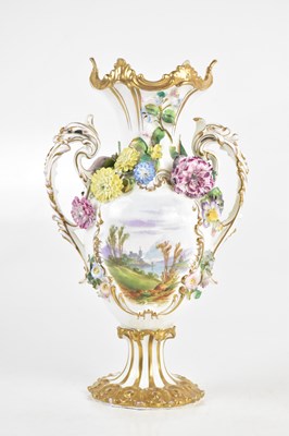 Lot 1624 - A 19th century twin handled hand painted and...