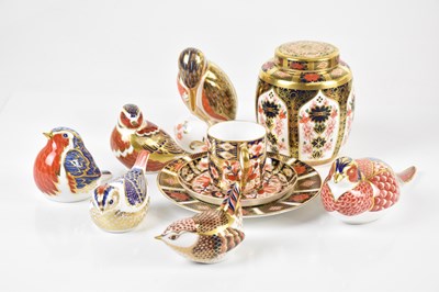 Lot 1458 - ROYAL CROWN DERBY; a collection of six...