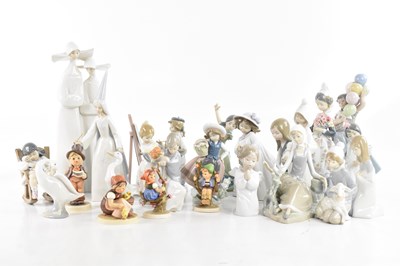 Lot 1452 - LLADRO; a collection of twenty figures to...