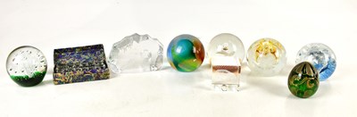 Lot 1672 - A Russian Handi-Work glass paperweight with...