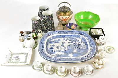 Lot 1596 - An assortment of decorative ceramics,...