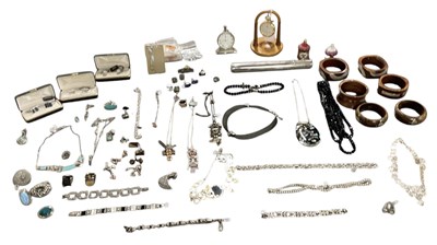 Lot 1488 - A quantity of predominantly silver costume...