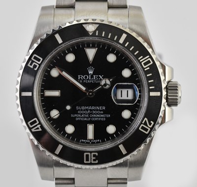 Lot 63 - ROLEX; a gentleman's Oyster Perpetual Date...