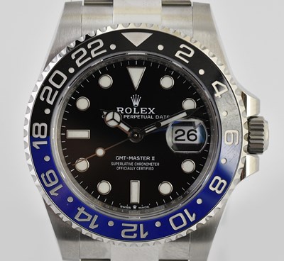 Lot 64 - ROLEX; a gentleman's Oyster Perpetual Date GMT-...