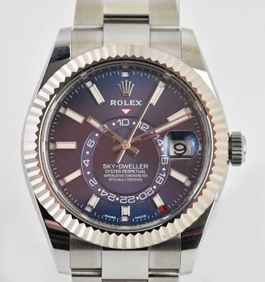 Lot 65 - ROLEX; a gentleman's stainless steel Oyster...