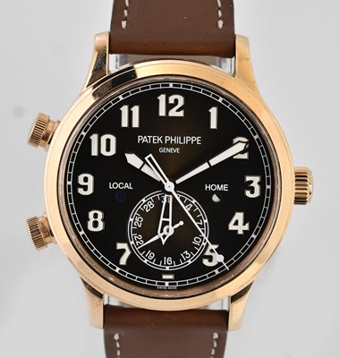 Lot 70 - PATEK PHILIPPE; a gentleman's 18ct rose gold...
