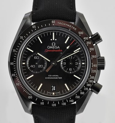 Lot 51 - OMEGA; a Speedmaster 'Dark Side of the Moon'...