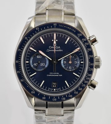 Lot 42 - OMEGA; a gentleman's titanium Speedmaster...