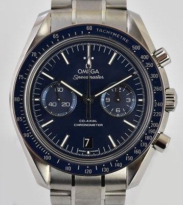 Lot 43 - OMEGA; a gentleman's titanium Speedmaster...