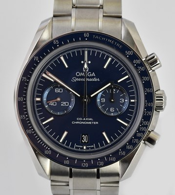 Lot 44 - OMEGA; a gentleman's titanium Speedmaster...