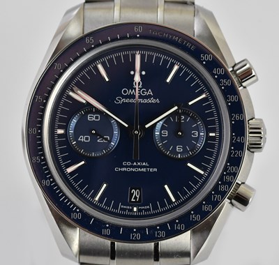 Lot 45 - OMEGA; a gentleman's titanium Speedmaster...