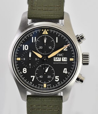 Lot 50 - IWC (INTERNATIONAL WATCH COMPANY); a gentleman'...