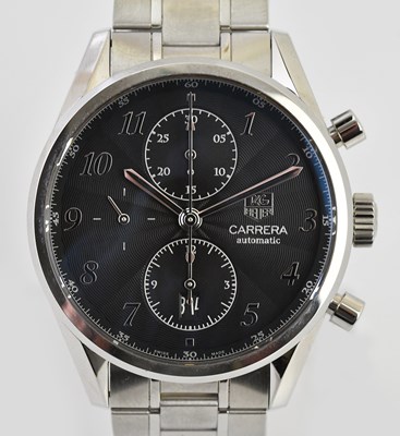 Lot 27 - TAG HEUER; a gentleman's stainless steel...